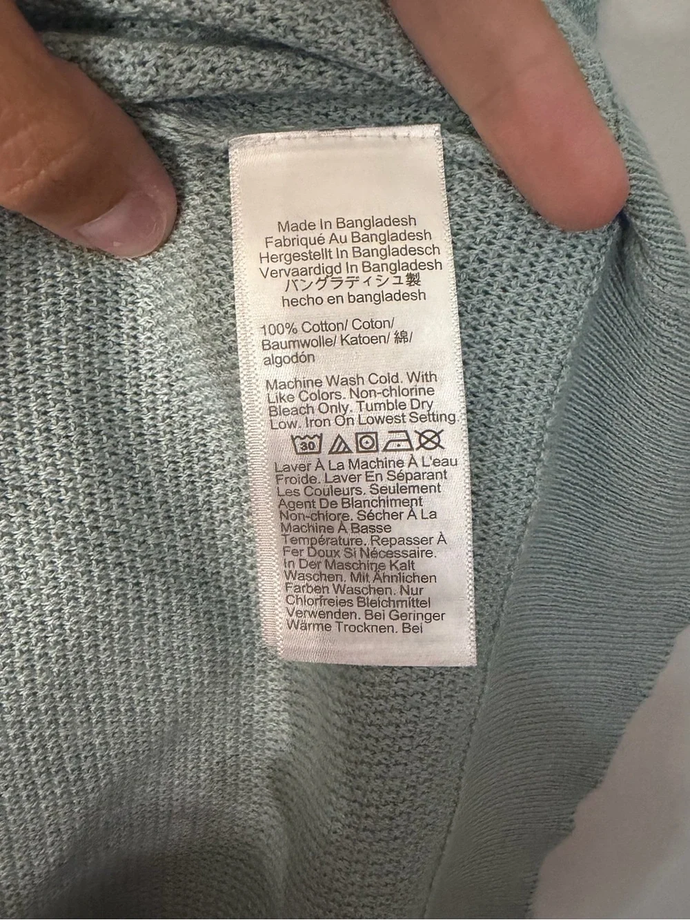 J. Crew Men’s Green Long Sleeve 100% Cotton Knit Crewneck Sweater Sz XXL NWT